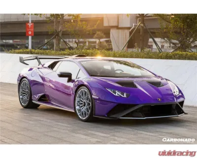 Lamborghini Huracan STO 2021-2024 Dry Carbon Fiber Down Front Lip, Part No HURACANSTO-DFL - DRYFGCFHURACANSTO-DFL
