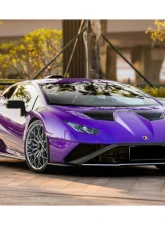 Lamborghini Huracan STO 2021-2024 Dry Carbon Fiber Down Front Lip, Part No HURACANSTO-DFL                                     - DRYFGCFHURACANSTO-DFL - Image 15