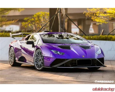 Lamborghini Huracan STO 2021-2024 Dry Carbon Fiber Down Front Lip, Part No HURACANSTO-DFL - DRYFGCFHURACANSTO-DFL