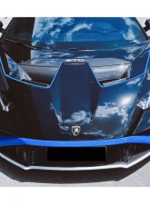 Lamborghini Huracan STO 2021-2024 Dry Carbon Fiber Down Front Lip, Part No HURACANSTO-DFL                                     - DRYFGCFHURACANSTO-DFL - Image 16