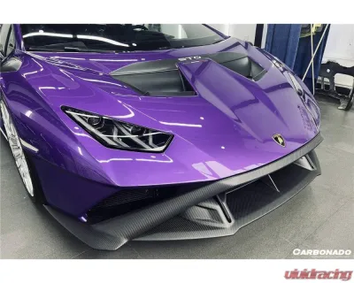Lamborghini Huracan STO 2021-2024 Dry Carbon Fiber Down Front Lip, Part No HURACANSTO-DFL - DRYFGCFHURACANSTO-DFL