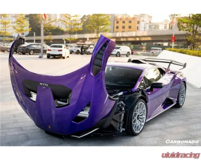 Carbonado DryFGCF Hood Vents Lamborghini Huracan?STO 2021-2024 - DRYFGCFHURACANSTO-HV