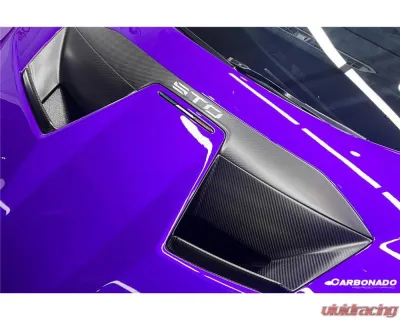 Carbonado DryFGCF Hood Vents Lamborghini Huracan?STO 2021-2024 - DRYFGCFHURACANSTO-HV