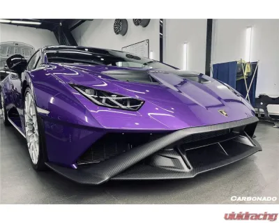 Carbonado MTDryCF UP Front Lip Lamborghini Huracan?STO 2021-2024 - MTDRYCFHURACANSTO-UFL