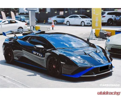 Lamborghini Huracan STO Carbonado Dry Carbon Fiber Trunk Spoiler Wing 2021-2024 - DRYFGCFHURACANSTO-W