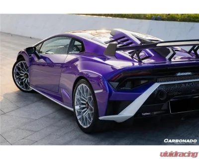 Lamborghini Huracan STO Carbonado Dry Carbon Fiber Trunk Spoiler Wing 2021-2024 - DRYFGCFHURACANSTO-W