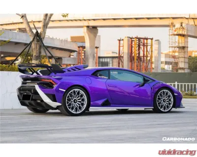 Lamborghini Huracan STO Carbonado Dry Carbon Fiber Trunk Spoiler Wing 2021-2024 - DRYFGCFHURACANSTO-W