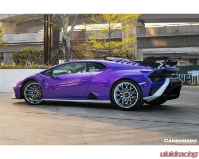 Lamborghini Huracan STO Carbonado Dry Carbon Fiber Trunk Spoiler Wing 2021-2024 - DRYFGCFHURACANSTO-W