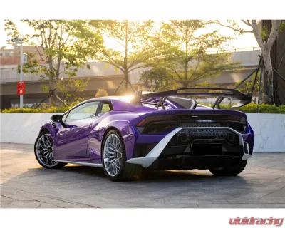 Lamborghini Huracan STO Carbonado Dry Carbon Fiber Trunk Spoiler Wing 2021-2024 - DRYFGCFHURACANSTO-W