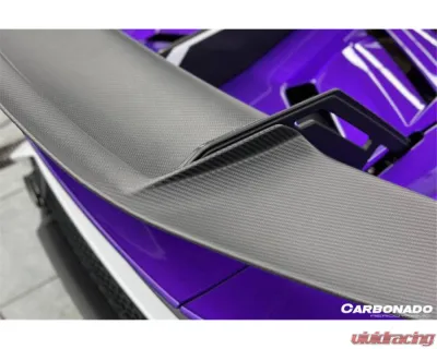 Lamborghini Huracan STO Carbonado Dry Carbon Fiber Trunk Spoiler Wing 2021-2024 - DRYFGCFHURACANSTO-W