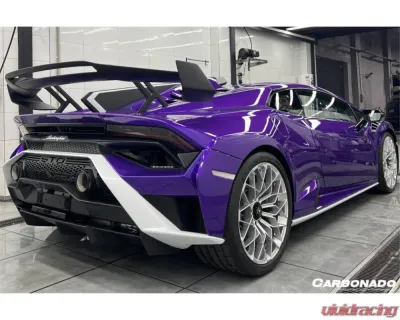 Lamborghini Huracan STO Carbonado Dry Carbon Fiber Trunk Spoiler Wing 2021-2024 - DRYFGCFHURACANSTO-W