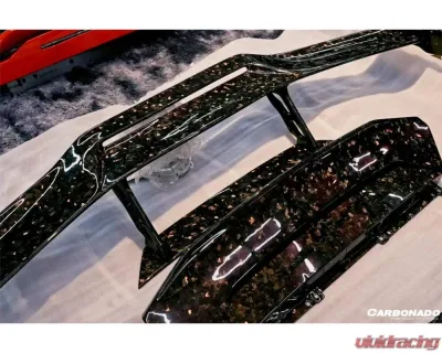 Lamborghini Huracan DryCF Carbon Fiber Spoiler 2015-2025 LP610 LP580 EVO Tecnica OD Style - DRYFGCFHuracanEVO-OD-W