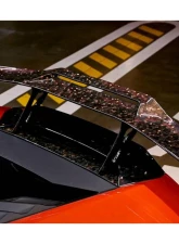 Lamborghini Huracan DryCF Carbon Fiber Spoiler 2015-2025 LP610 LP580 EVO Tecnica OD Style                                     - DRYFGCFHuracanEVO-OD-W - Image 14