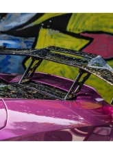 Lamborghini Huracan DryCF Carbon Fiber Spoiler 2015-2025 LP610 LP580 EVO Tecnica OD Style                                     - DRYFGCFHuracanEVO-OD-W - Image 8