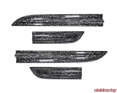 Carbonado DryFGCF GTS Style Door Trims Porsche Macan 2014-2024 - DRYFGCFMacan-KG-GTS-DT