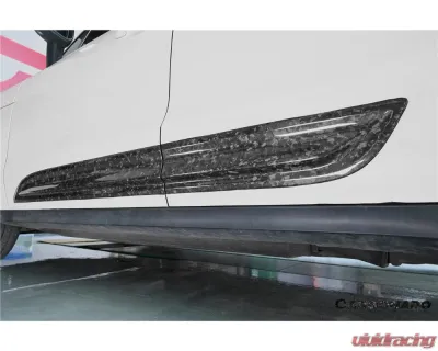 Carbonado DryFGCF GTS Style Door Trims Porsche Macan 2014-2024 - DRYFGCFMacan-KG-GTS-DT