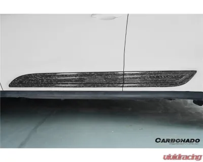 Carbonado DryFGCF GTS Style Door Trims Porsche Macan 2014-2024 - DRYFGCFMacan-KG-GTS-DT