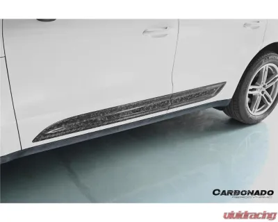 Carbonado DryFGCF GTS Style Door Trims Porsche Macan 2014-2024 - DRYFGCFMacan-KG-GTS-DT
