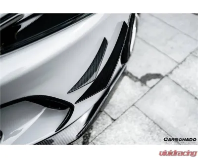 Carbonado DryFGCF WP Style Front Canards McLaren GT 2020-2023 - DRYFGCFMcLarenGT-CRD