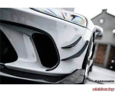 Carbonado DryFGCF WP Style Front Canards McLaren GT 2020-2023 - DRYFGCFMcLarenGT-CRD