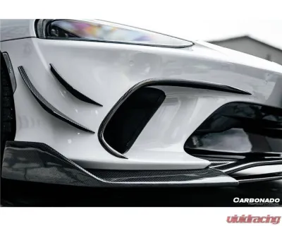 Carbonado DryFGCF WP Style Front Canards McLaren GT 2020-2023 - DRYFGCFMcLarenGT-CRD
