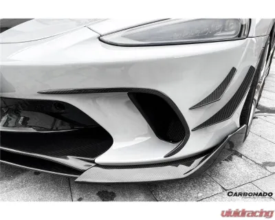 Carbonado DryFGCF WP Style Front Canards McLaren GT 2020-2023 - DRYFGCFMcLarenGT-CRD
