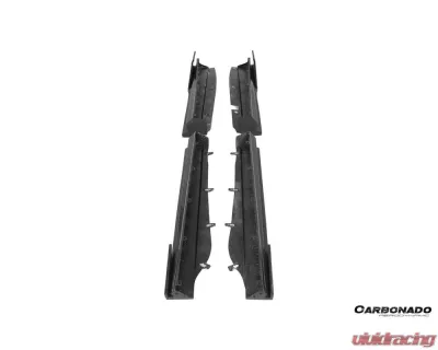 McLaren GT Carbonado DRYFGCF WP Style Side Skirts 2020-2023 - Carbon Fiber Pair - DRYFGCFMcLarenGT-SS