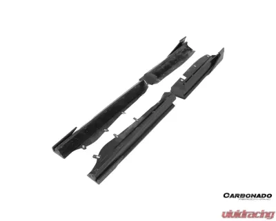McLaren GT Carbonado DRYFGCF WP Style Side Skirts 2020-2023 - Carbon Fiber Pair - DRYFGCFMcLarenGT-SS
