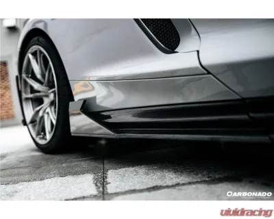 McLaren GT Carbonado DRYFGCF WP Style Side Skirts 2020-2023 - Carbon Fiber Pair - DRYFGCFMcLarenGT-SS