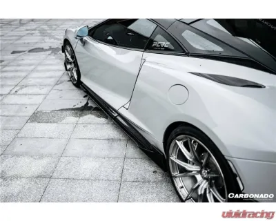 McLaren GT Carbonado DRYFGCF WP Style Side Skirts 2020-2023 - Carbon Fiber Pair - DRYFGCFMcLarenGT-SS