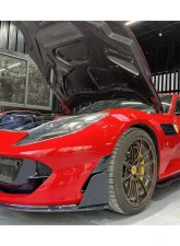 Ferrari Carbonado DryFGCF MSY Style Front Lip for 812 Superfast & GTS 2018-2024                                     - DRYFGCFOD-812MSY-FL - Image 11