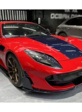 Ferrari Carbonado DryFGCF MSY Style Front Lip for 812 Superfast & GTS 2018-2024                                     - DRYFGCFOD-812MSY-FL - Image 12