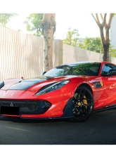 Ferrari Carbonado DryFGCF MSY Style Front Lip for 812 Superfast & GTS 2018-2024                                     - DRYFGCFOD-812MSY-FL - Image 17