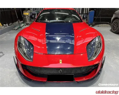 Ferrari Carbonado DryFGCF MSY Style Front Lip for 812 Superfast & GTS 2018-2024 - DRYFGCFOD-812MSY-FL