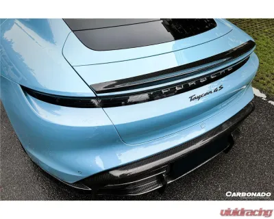Porsche Taycan Carbonado Dry Carbon Fiber Rear Diffuser 2019-2023 OD Style - DRYFGCFOD-TaycanOD.RD