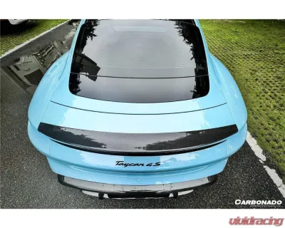 Porsche Taycan Carbonado Dry Carbon Fiber Rear Diffuser 2019-2023 OD Style - DRYFGCFOD-TaycanOD.RD