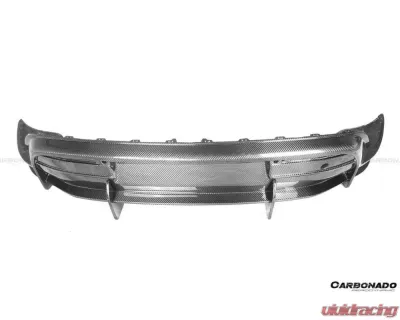 Porsche Taycan Carbonado Dry Carbon Fiber Rear Diffuser 2019-2023 OD Style - DRYFGCFOD-TaycanOD.RD