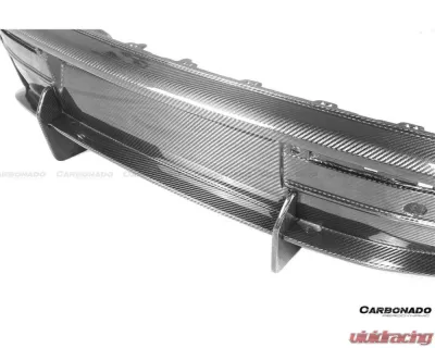 Porsche Taycan Carbonado Dry Carbon Fiber Rear Diffuser 2019-2023 OD Style - DRYFGCFOD-TaycanOD.RD