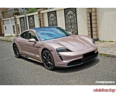 Porsche Taycan Carbonado DryFGCF OD Style Side Skirts 2019-2023 4/4S/GTS/Turbo - DRYFGCFOD-TaycanOD.SS