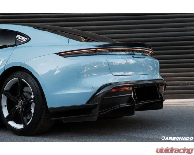 Porsche Taycan 2019-2023 Carbonado Dry Carbon Fiber Trunk Spoiler OD Style - DRYFGCFOD-TaycanOD.TS