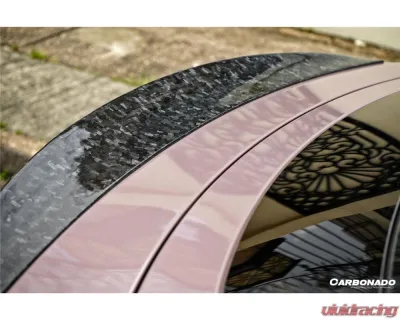 Porsche Taycan 2019-2023 Carbonado Dry Carbon Fiber Trunk Spoiler OD Style - DRYFGCFOD-TaycanOD.TS