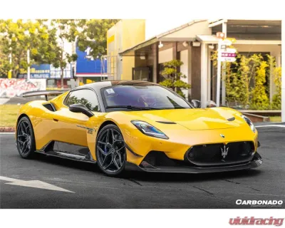 Maserati MC20 Carbonado Dry Carbon Fiber SVD Style Front Lip 2020-2024 - DRYFGCFODMC20SVD-FL