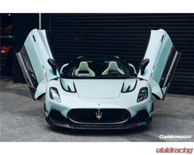 Maserati MC20 Carbonado Dry Carbon Fiber SVD Style Front Lip 2020-2024 - DRYFGCFODMC20SVD-FL