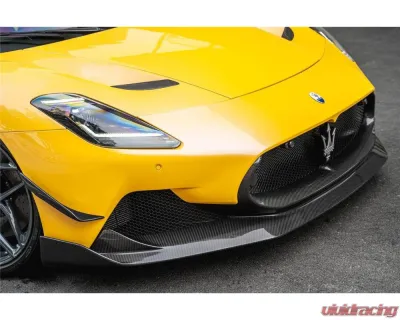 Maserati MC20 Carbonado Dry Carbon Fiber SVD Style Front Lip 2020-2024 - DRYFGCFODMC20SVD-FL