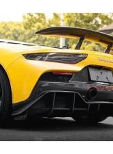 Carbonado DryFGCF SVD Style Rear Lip Diffuser Maserati MC20 2020-2024                                     - DRYFGCFODMC20SVD-RD - Image 13