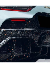 Carbonado DryFGCF SVD Style Rear Lip Diffuser Maserati MC20 2020-2024                                     - DRYFGCFODMC20SVD-RD - Image 15