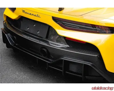 Carbonado DryFGCF SVD Style Rear Lip Diffuser Maserati MC20 2020-2024 - DRYFGCFODMC20SVD-RD