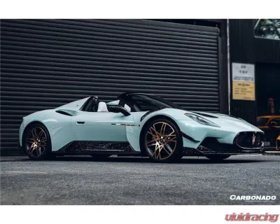 Maserati MC20 2020-2024 Carbonado Dry Carbon Fiber SVD Style Side Skirts - DRYFGCFODMC20SVD-SS