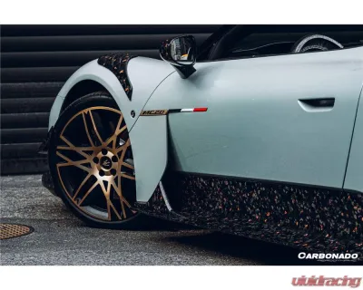 Maserati MC20 2020-2024 Carbonado Dry Carbon Fiber SVD Style Side Skirts - DRYFGCFODMC20SVD-SS