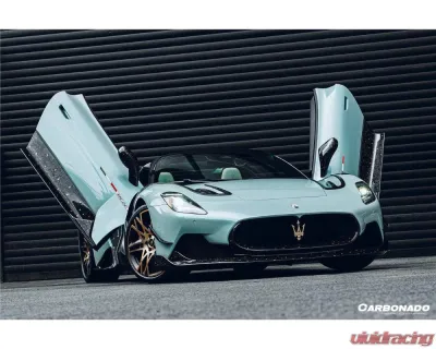 Maserati MC20 2020-2024 Carbonado Dry Carbon Fiber SVD Style Side Skirts - DRYFGCFODMC20SVD-SS